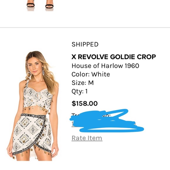 House of Harlow top + skirt both size medium - Picture 1 of 3